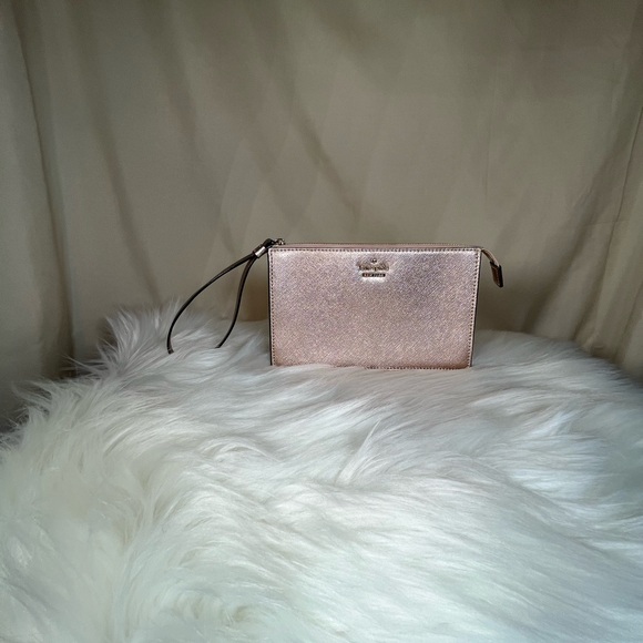 Kate Spade Rose Gold Wristlet - Picture 5 of 8